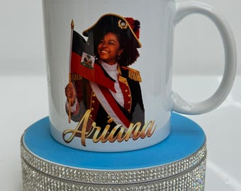 Ariana Haitian Mug Flag