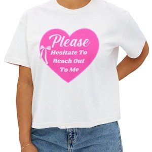 Coquette Heart Bow T-Shirt | Cute Sarcastic Quote Tee | Coquette Top | Pink Aesthetic Graphic Tee