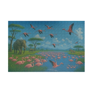 Colorful Wildlife Jigsaw Puzzle - 110, 252, 520, 1014-piece, Animal Lovers Gift, Family Game Night, Eco-Friendly Fun, Nature Decor