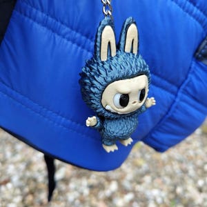 Labubu Keychain with moving eyes. Different colors available