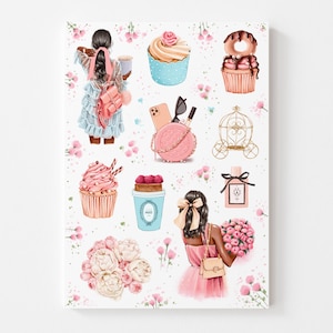 Sticker Sheet - Pink Spring | stickers for your planner