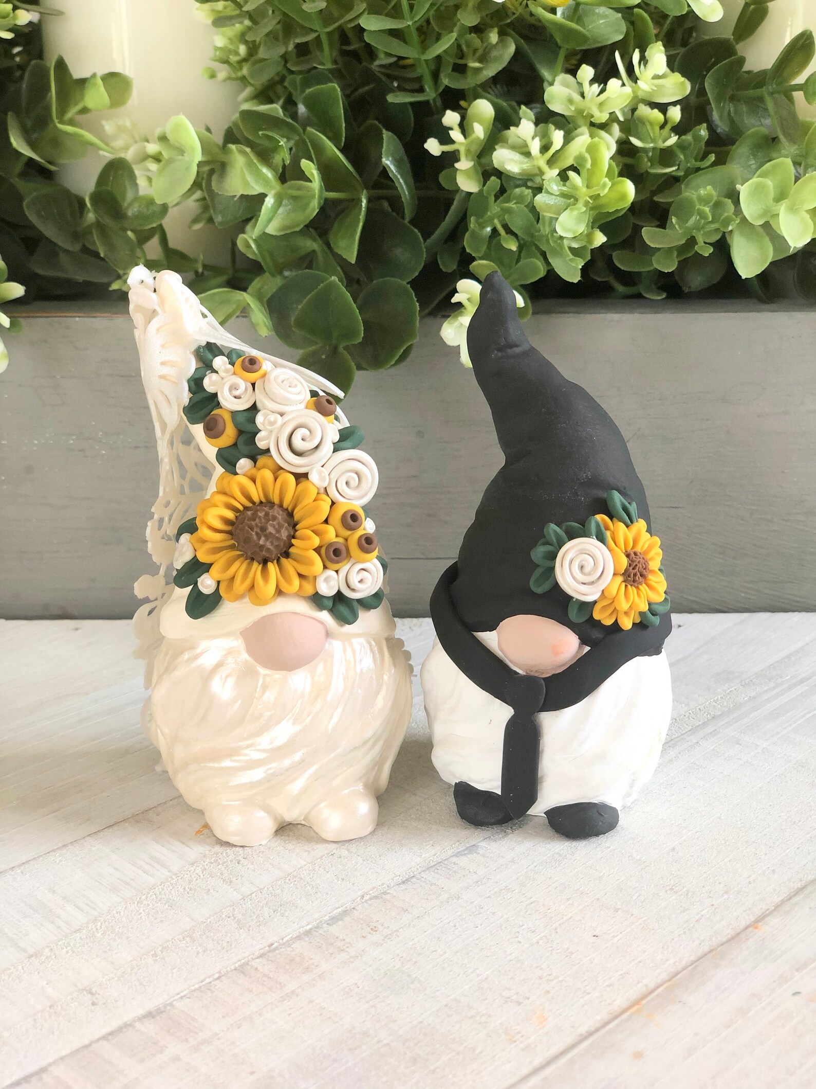 Custom Bride and Groom Gnomes/ Set of 2/ Cake Topper Gnomes/ Etsy