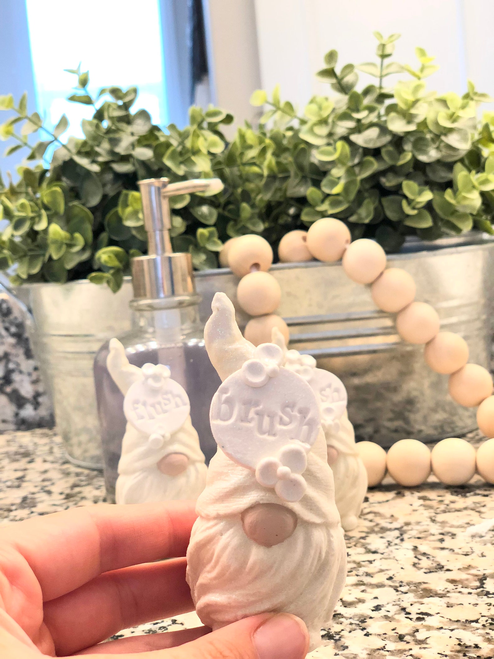 Bathroom Gnomes/ Set of 3/ Flush Gnome/ Brush Gnome/ Wash Etsy UK