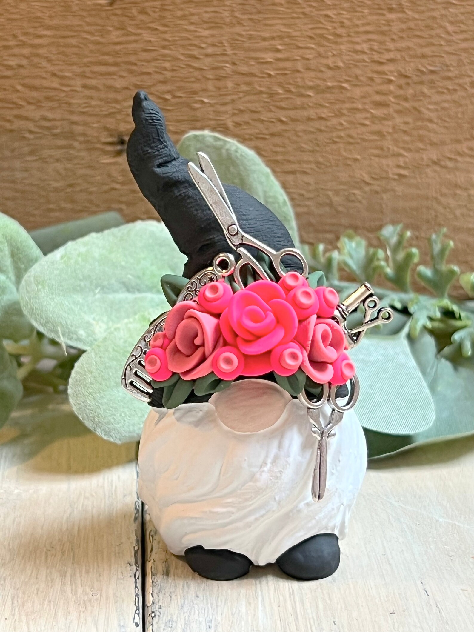 Hairstylist Gnome/ Hair Gnome/ Cosmotologist Gnome/ Tiered Etsy