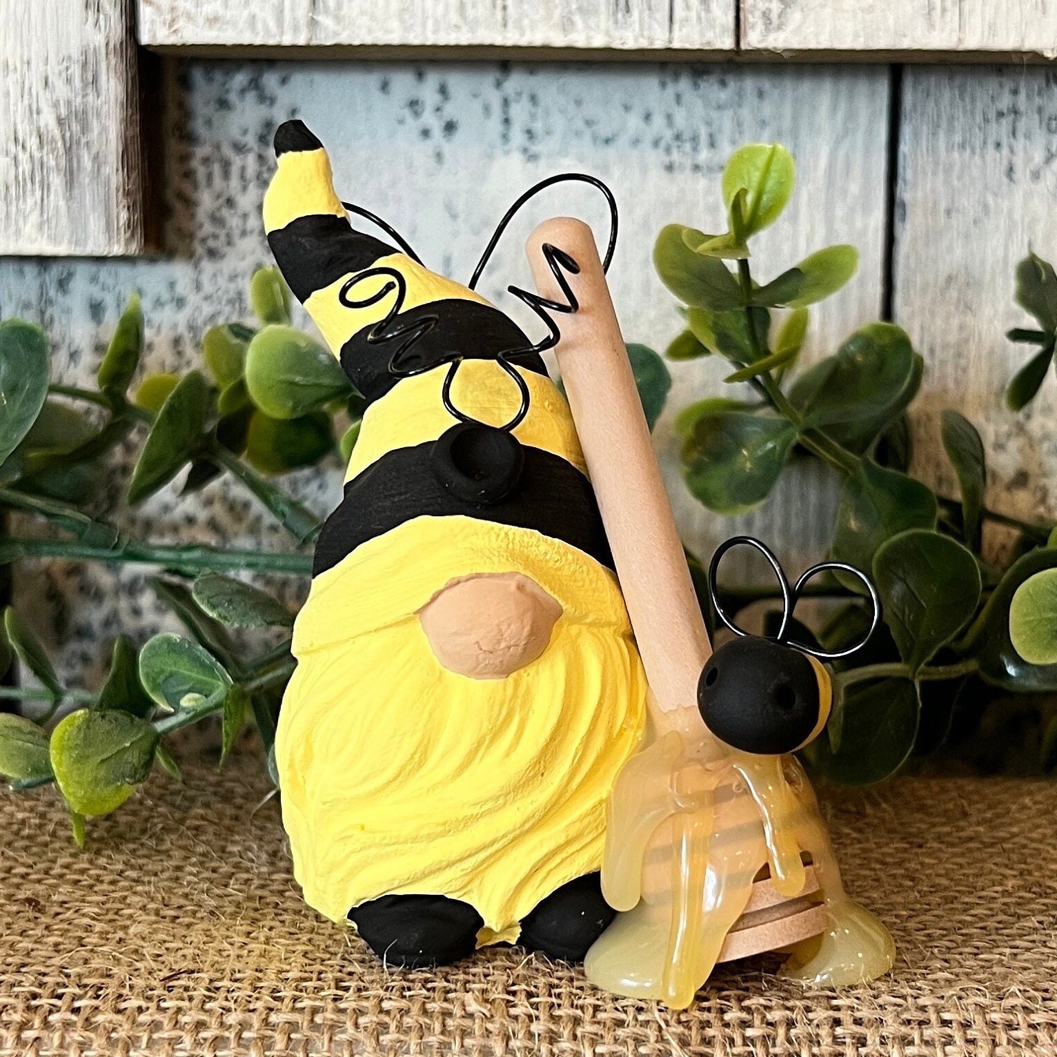 Bumble Bee Gnome. Tiered Tray. Nursery/baby Decor. Kitchen Decor