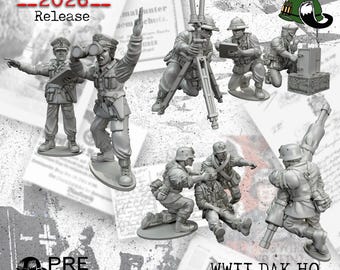 WW2 DAK HQ BattleCat Miniatures