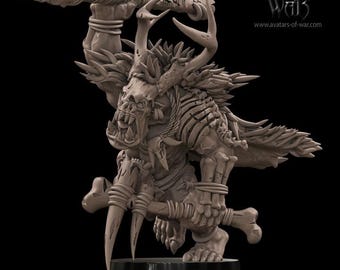 Savage Orc Warlord with Spear