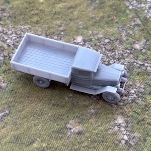 15mm WW2 Russian Zis-5 truck 3D Resin printed Historical War Gaming Models