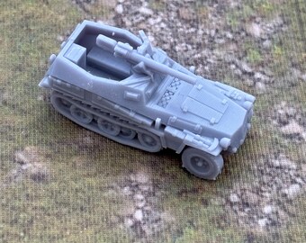 Maquette SDKFZ 250/11 WWII Allemand - Résine 3D Imprimée - échelles 1/56 1/72 1/87 1/100 - WARGAMEZONE