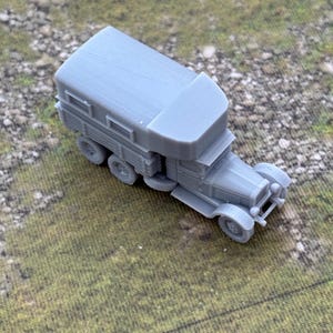 15mm WW2 Russian Radio Truck 3D Resin printed Historical War Gaming Models