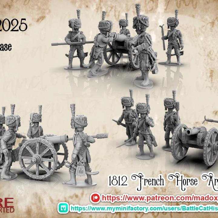 Esci 234 Artillerie Française Guerres Napoléoniennes – 1/72 – 8 Canons Et 32 Soldats