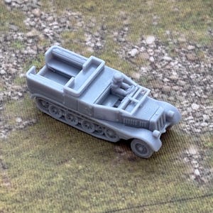 15mm  WW2  German  Sdkfz 7x 3 models Historical War Gaming  3d resin printed vehicle
