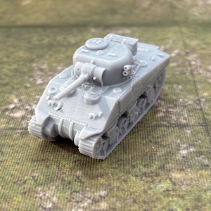 15mm WW2 USA Sherman V  3D Resin printed Historical War Gaming Model Tanks x3