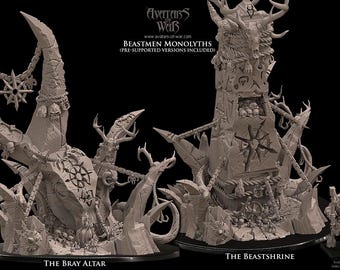 Beastmen Monoliths The Bray Alter, The Beast Shrine