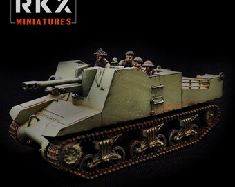 WW2 British/Canadian Sexton RKX miniatures