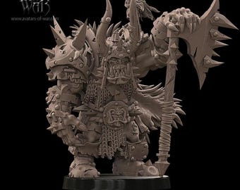 Orc Warlord with Great Axe