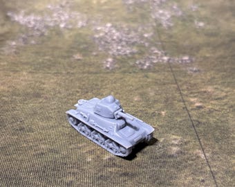 French  Hotchkiss H35 German Turret Model Historical War Gaming 3D resin printed Vehicles