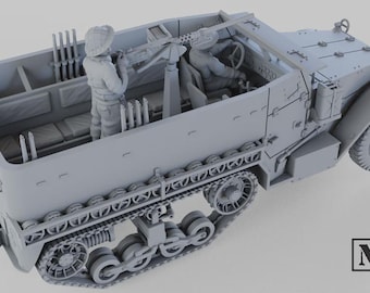 WW2 British  M5 Halftrack – BritishArmy by Night Sky Miniatures