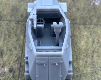 WW2 German Sdkfz 247 (6 Rad) Resin 3D Printed model