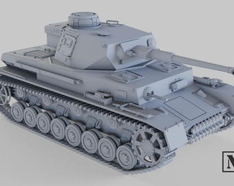 WW2 German Panzer IV Ausf G by Night Sky Miniatures