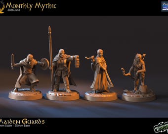 Maiden Guards 28mm scale