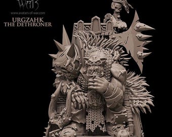 Black Orc on Throne