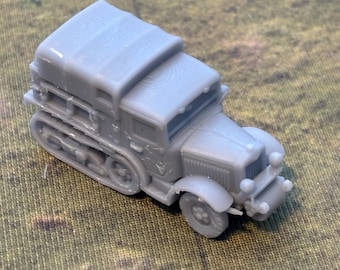 French Unic P107 AFN-12 Model Resin Printed Wargaming Vehicles