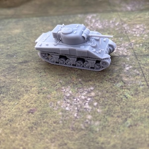 WW2 British Sherman V Tank Model (x3): 15mm Resin Printed Wargaming