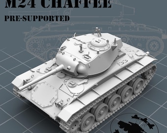 WW2  M24 Chaffee - American Light Tank by TCR Designs