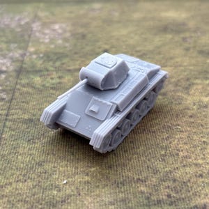 WW2 Russian T70 Light Tank 3D Resin printed Historical War Gaming Models