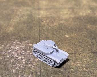 WW2 French AMR 35 25mm Gun Models Historical War Gaming 3D resin printed Vehicles