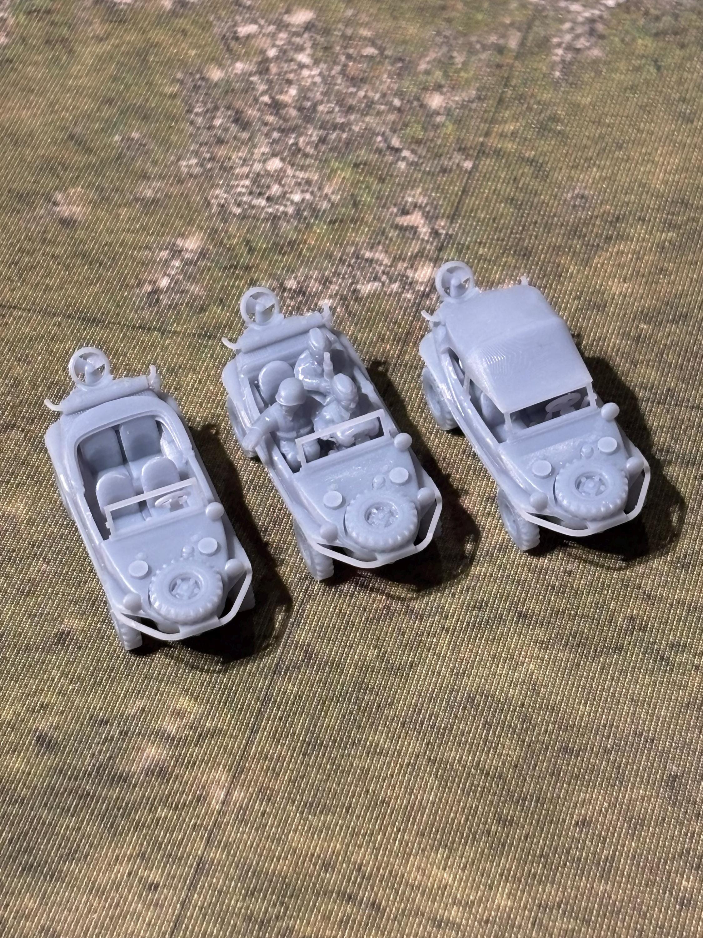 Kit Maquette Schwimmwagen WWII échelle 1:18 - Imprimé 3D - À Monter Soi-même - Neuf