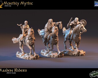 Maiden Riders 28mm scale