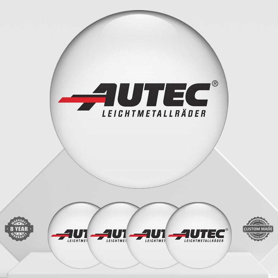 Epoxy Resin Stickers Autec for Wheel Center Caps - 4 Pack // Best ...