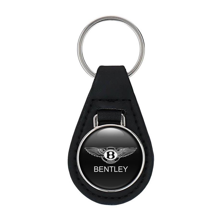 Unique Design Leather Keychain Bentley / Car Logo Keyring