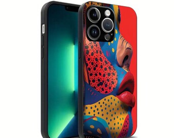Silicone Phone Case for iPhone and Samsung | Shockproof Slim Cover  / Phone Case with Unique Decoration