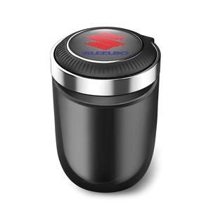 ロゴ入り車用灰皿 – 高級LEDカップホルダー灰皿、車内アクセサリー