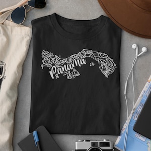 Panama-shirt, T-shirt Panama-T-shirt, Panamese cadeau-ideeën, Panamese vriend, cadeau-shirt voor Panamees, zwaar katoenen T-shirt.