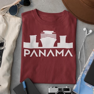 Panamá Shirt, T-Shirt Panama Tee, Panamanian Gift Ideas, Panamanian Friend, Gift Shirt For Panamanian, Heavy Cotton Tee.