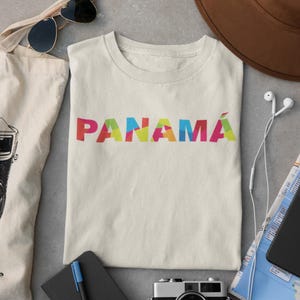 Panamá Shirt, T-Shirt Panama Tee, Panamanian Gift Ideas, Panamanian Friend, Gift Shirt For Panamanian, Heavy Cotton Tee.