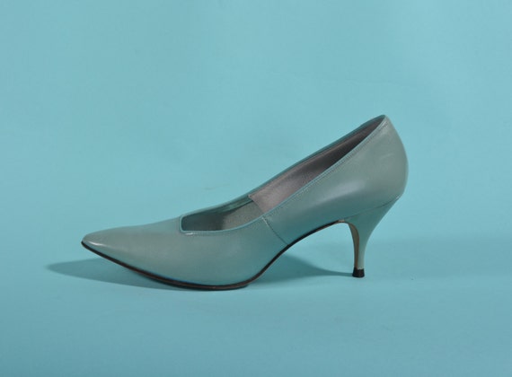 teal stiletto heels