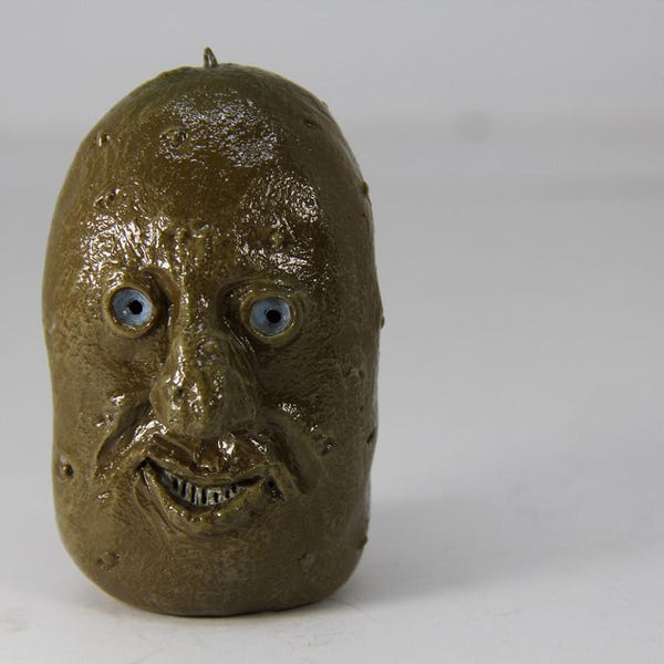 Patata con cara tonta