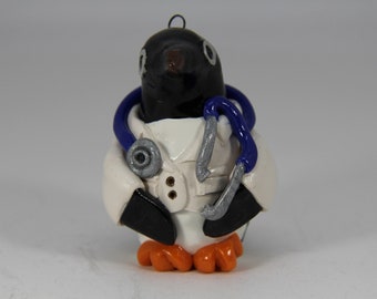 Doctor Penguin Figurine/ Ornament