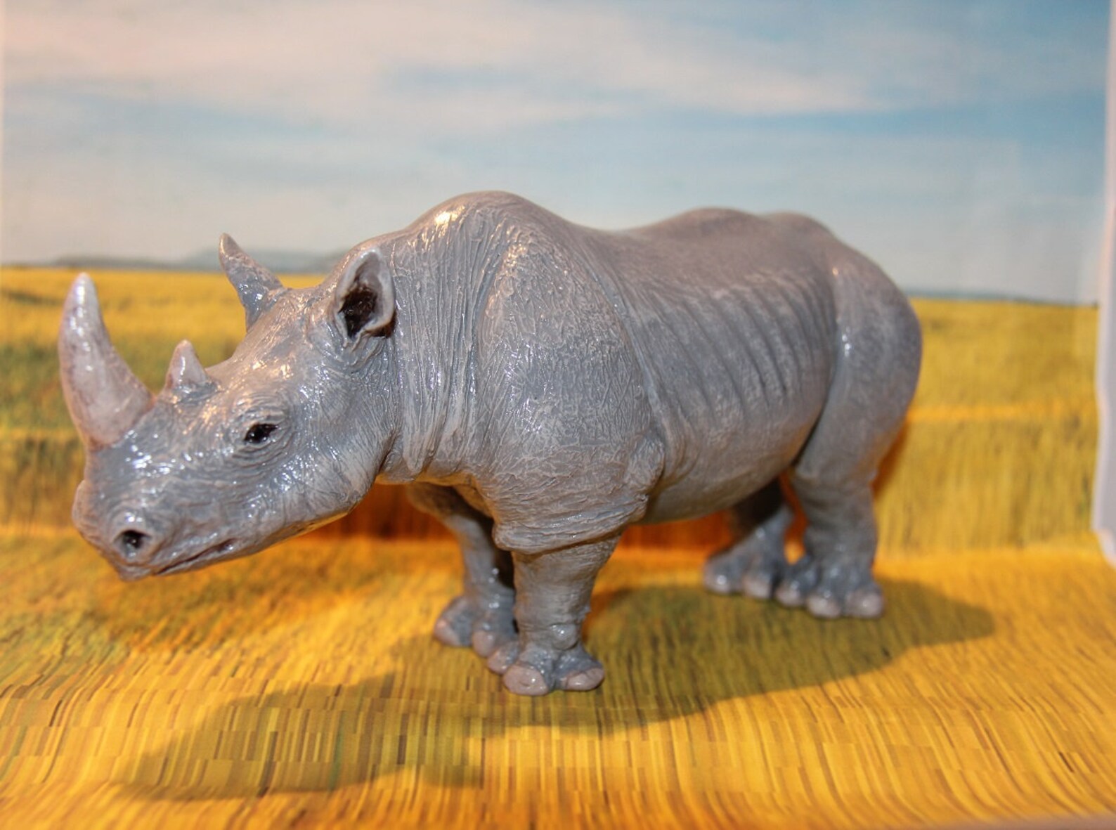 Rhinoceros figure | Etsy