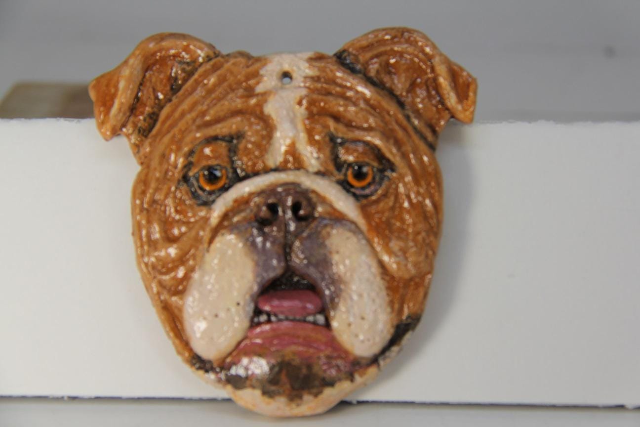 Bulldog Flat Ornament/ Wall Decor