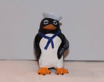 Classy Sailor Penguin Figure Novelty