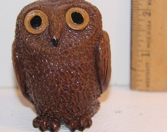 Beeldje/ornament bruine uil