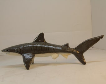 Tiger Shark Figure/Ornament, 100% Handmade