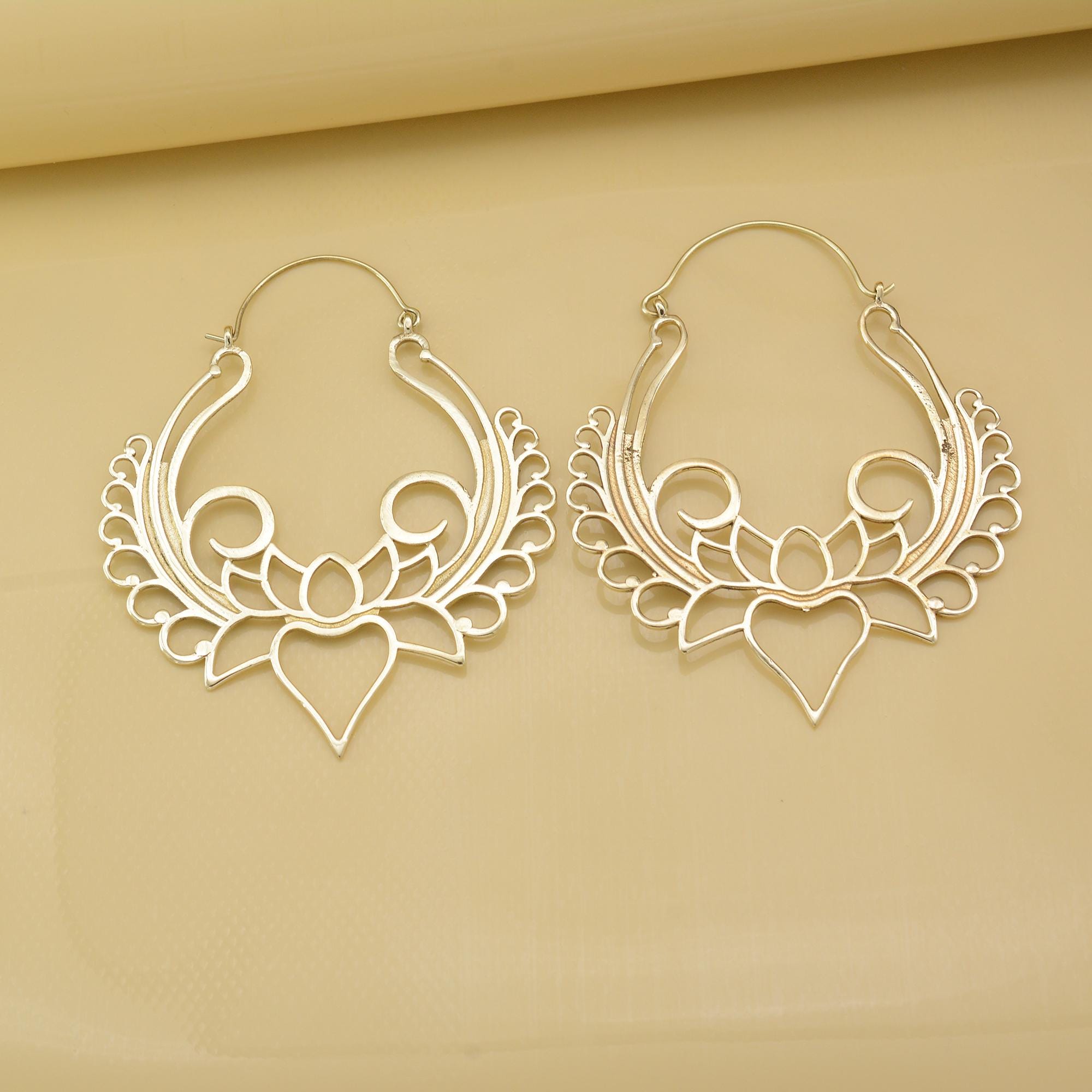 Pendientes De Aro Ovalado De Oro Amarillo De 18 K - España