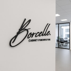 Aesthetic Salon Signboard | Modern 3D Business Sign | Custom Wooden or Acrylic Reception Logo | Shop Wall Decor